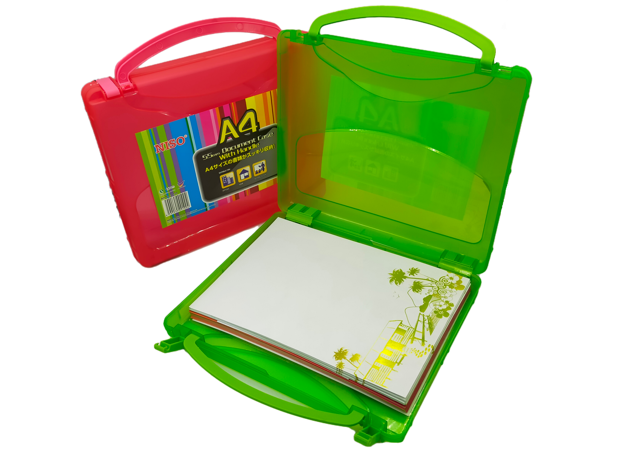 NISO A4 DOCUMENT CASE WITH HANDLE (55MM)